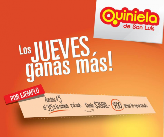 ¡¡HOY con la Quiniela ganas más!!